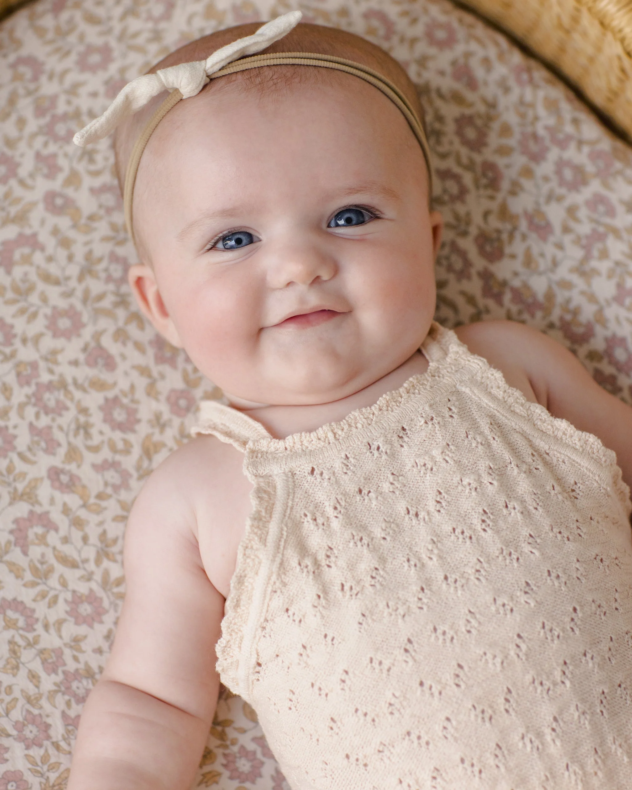 Annie Knit Romper Ecru - Image 4