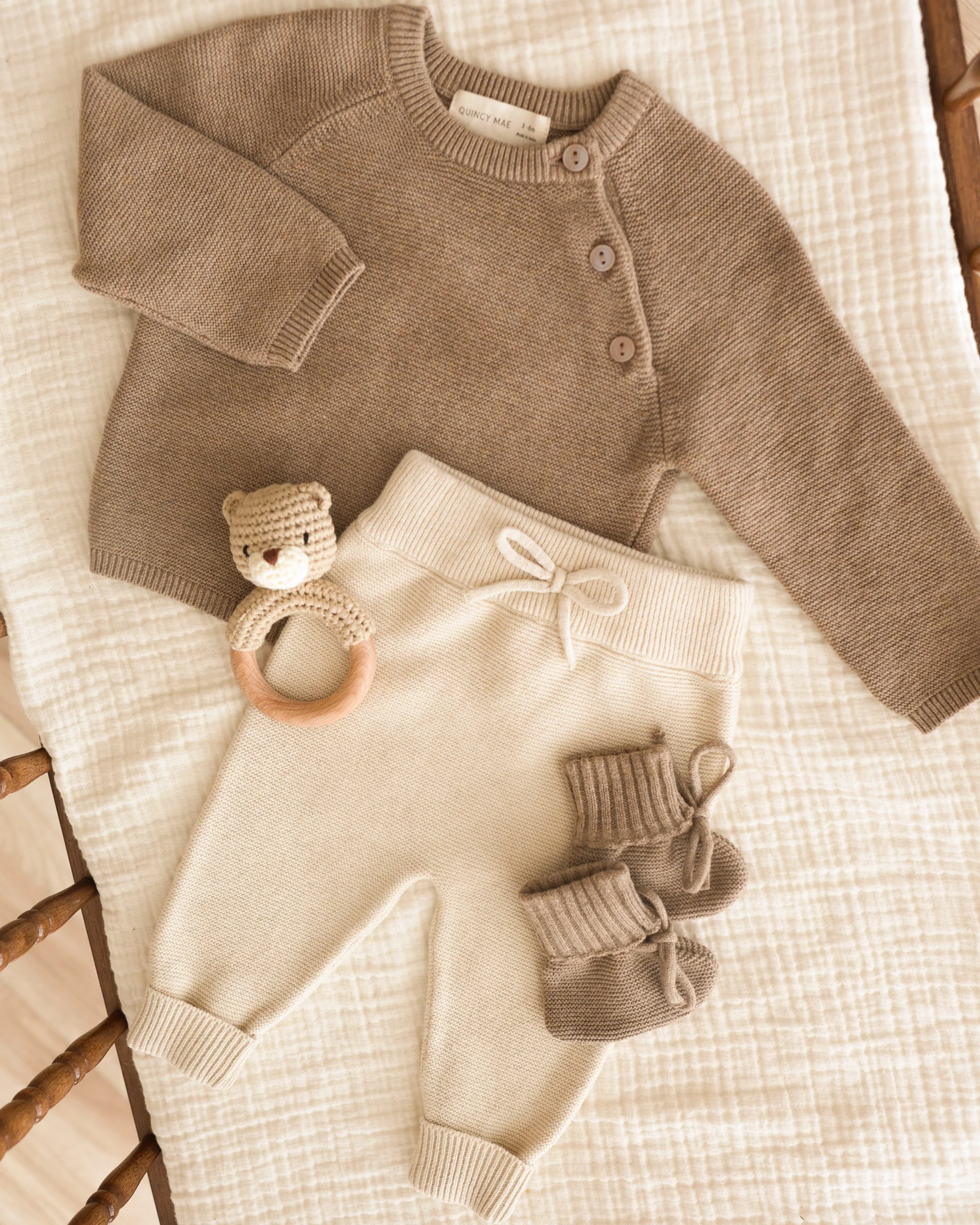 Bailey Knit Sweater || Heathered Mocha - Image 6
