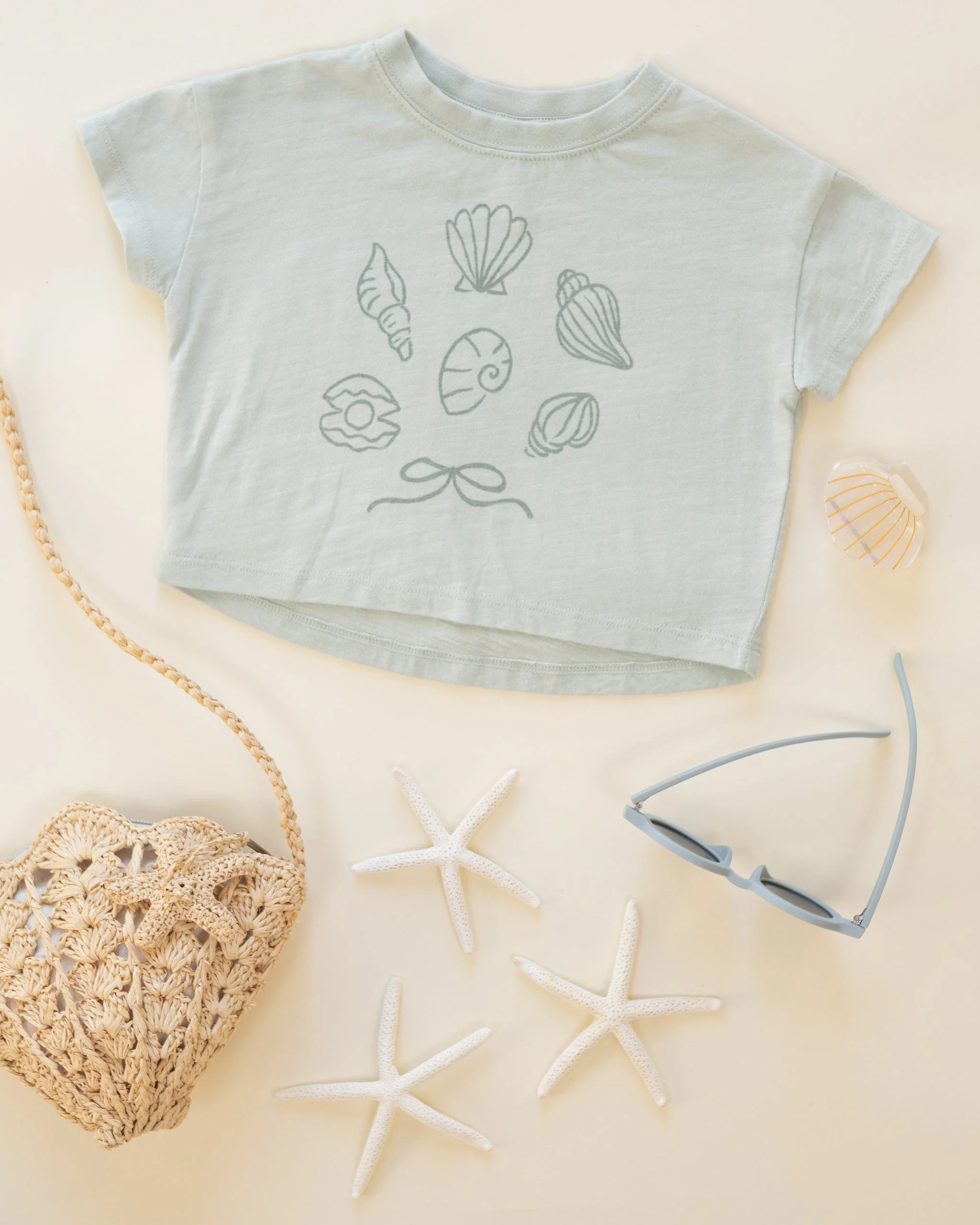 Boxy Tee Seashells - Image 3