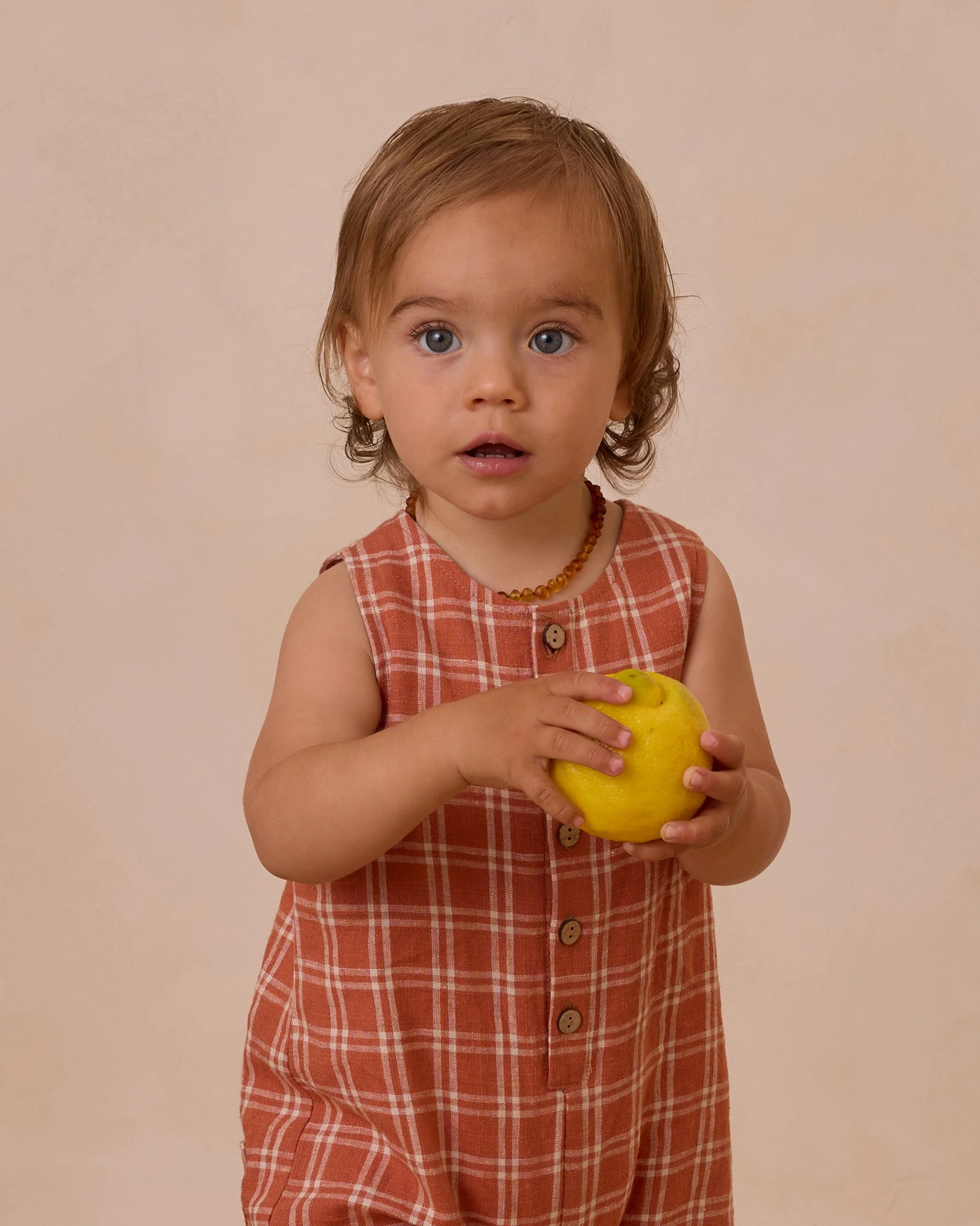 Button Jumpsuit || Poppy Check - Image 3