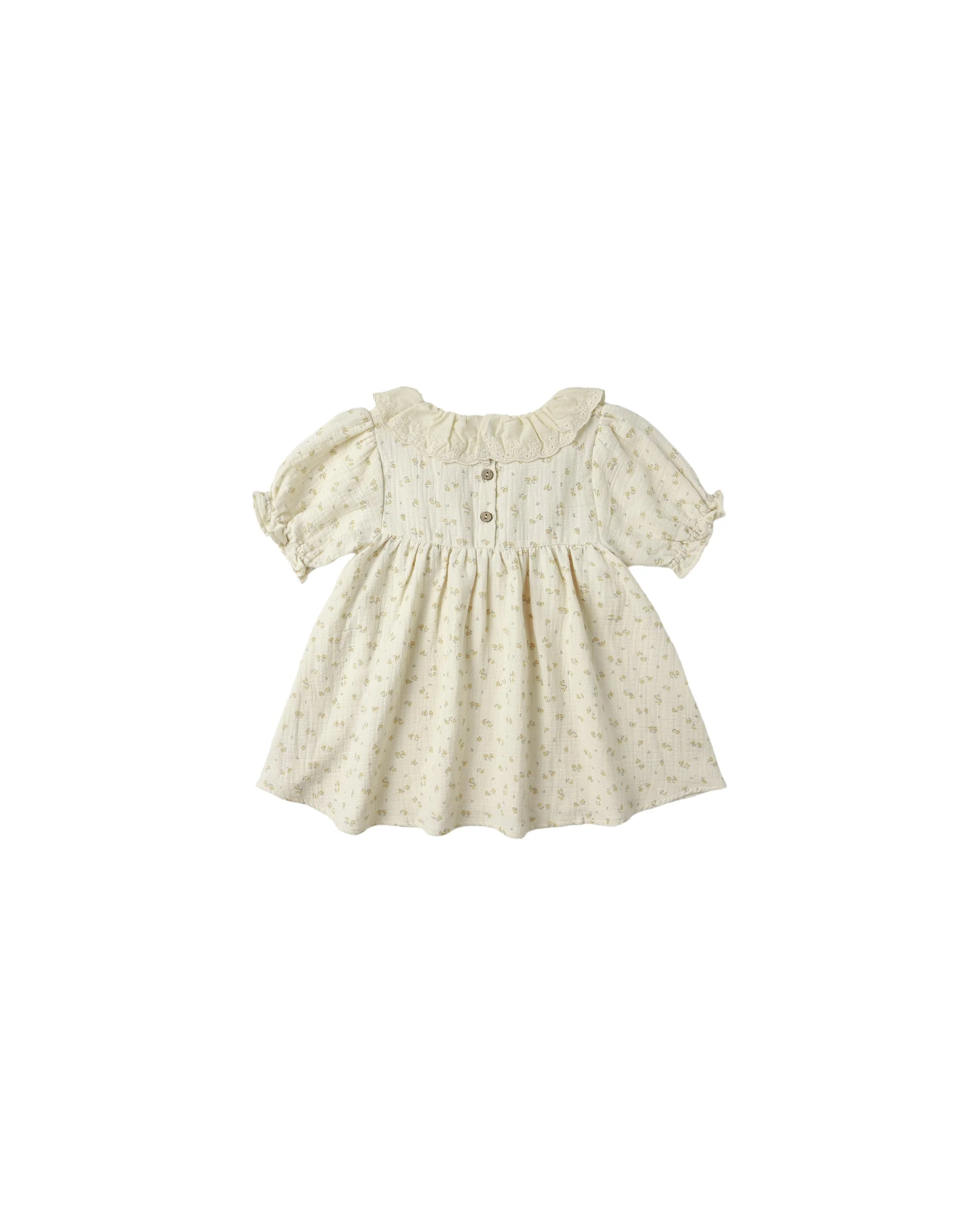 Callie Short Sleeve Dress || Golden Floral - Image 2