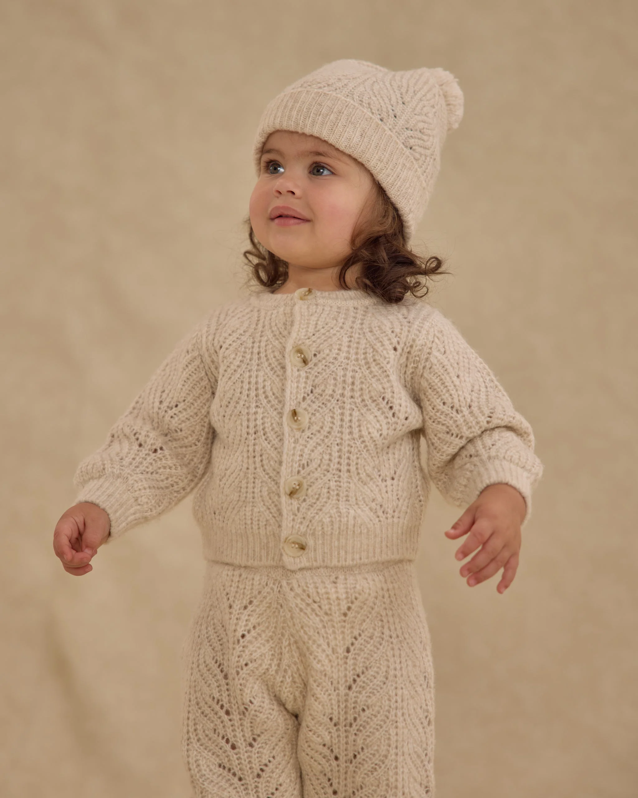 Cheyenne Cardigan || Heathered Oatmeal - Image 2