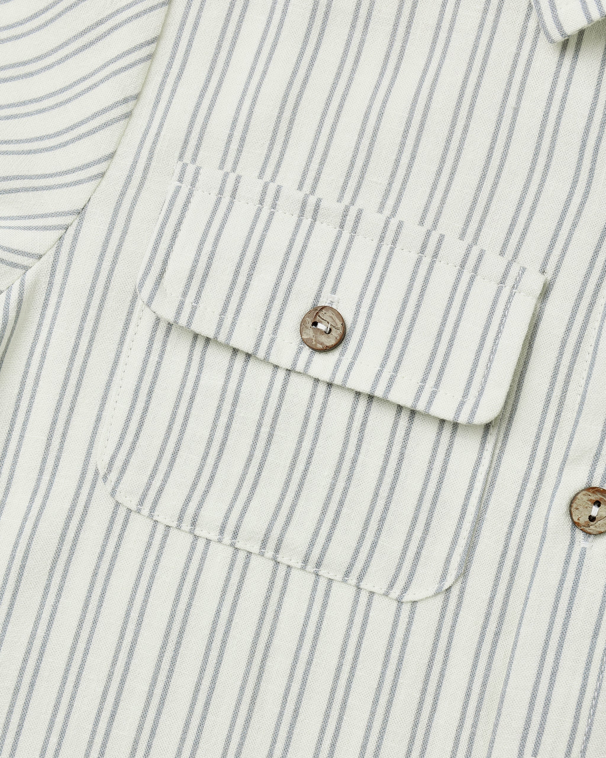 Collared Shirt || Railroad Stripe - Image 6