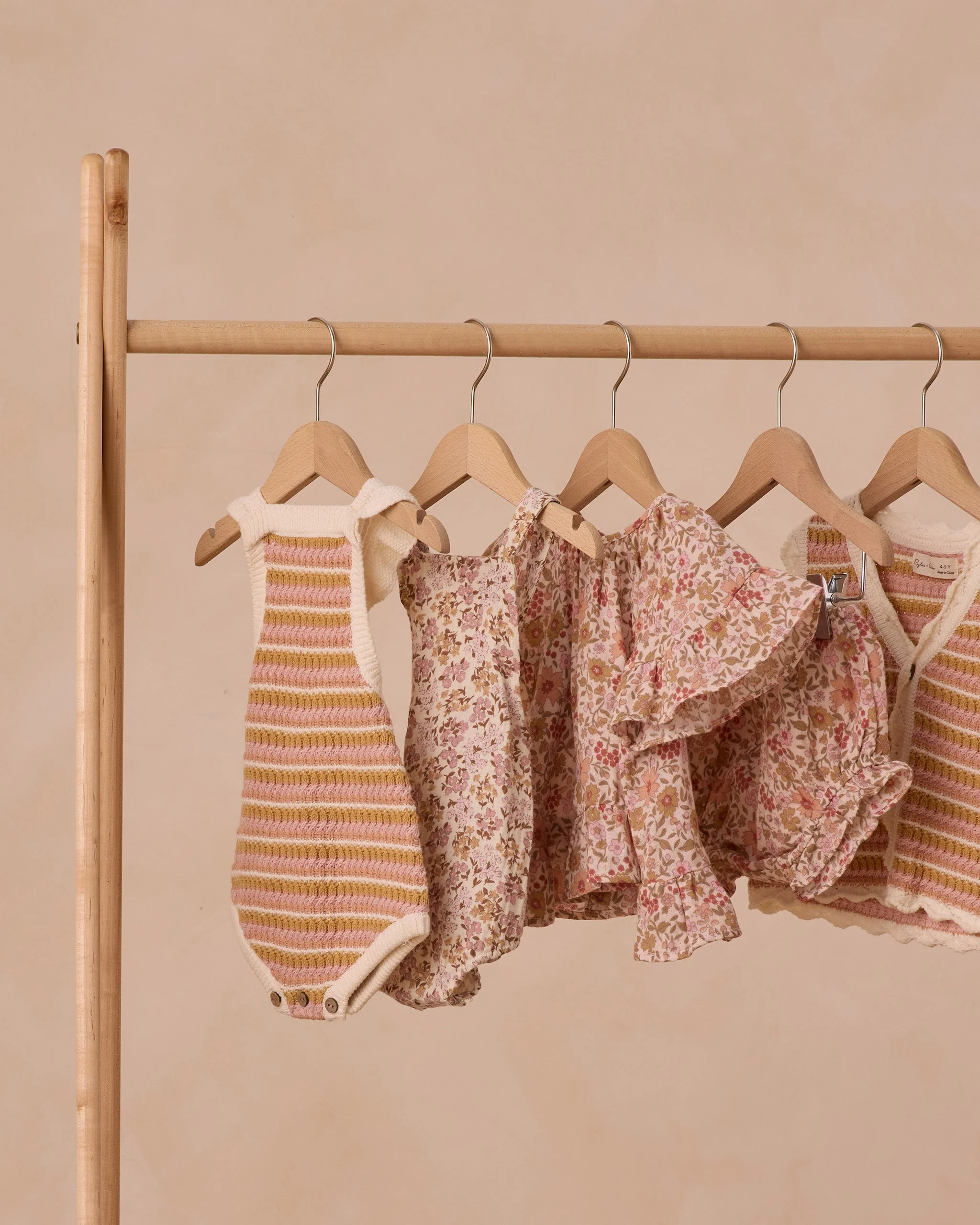 Crochet Romper || Pink Stripe - Image 5