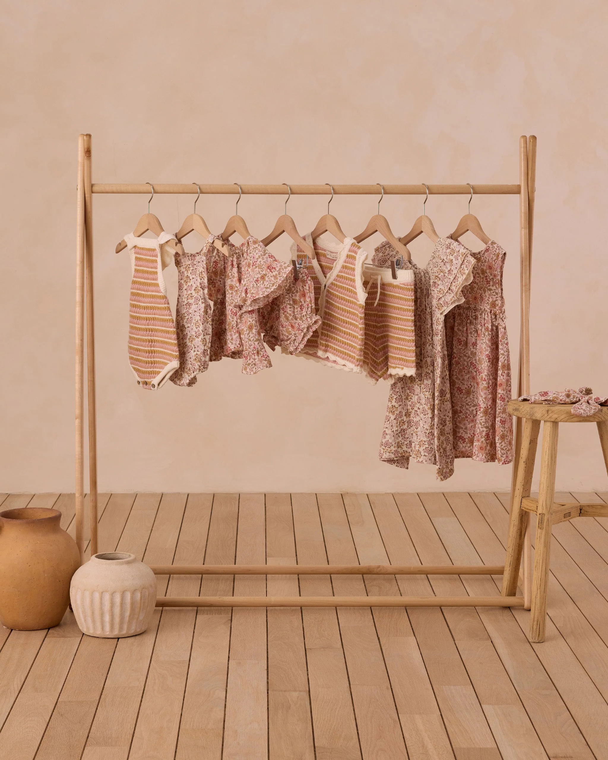 Crochet Romper || Pink Stripe - Image 6