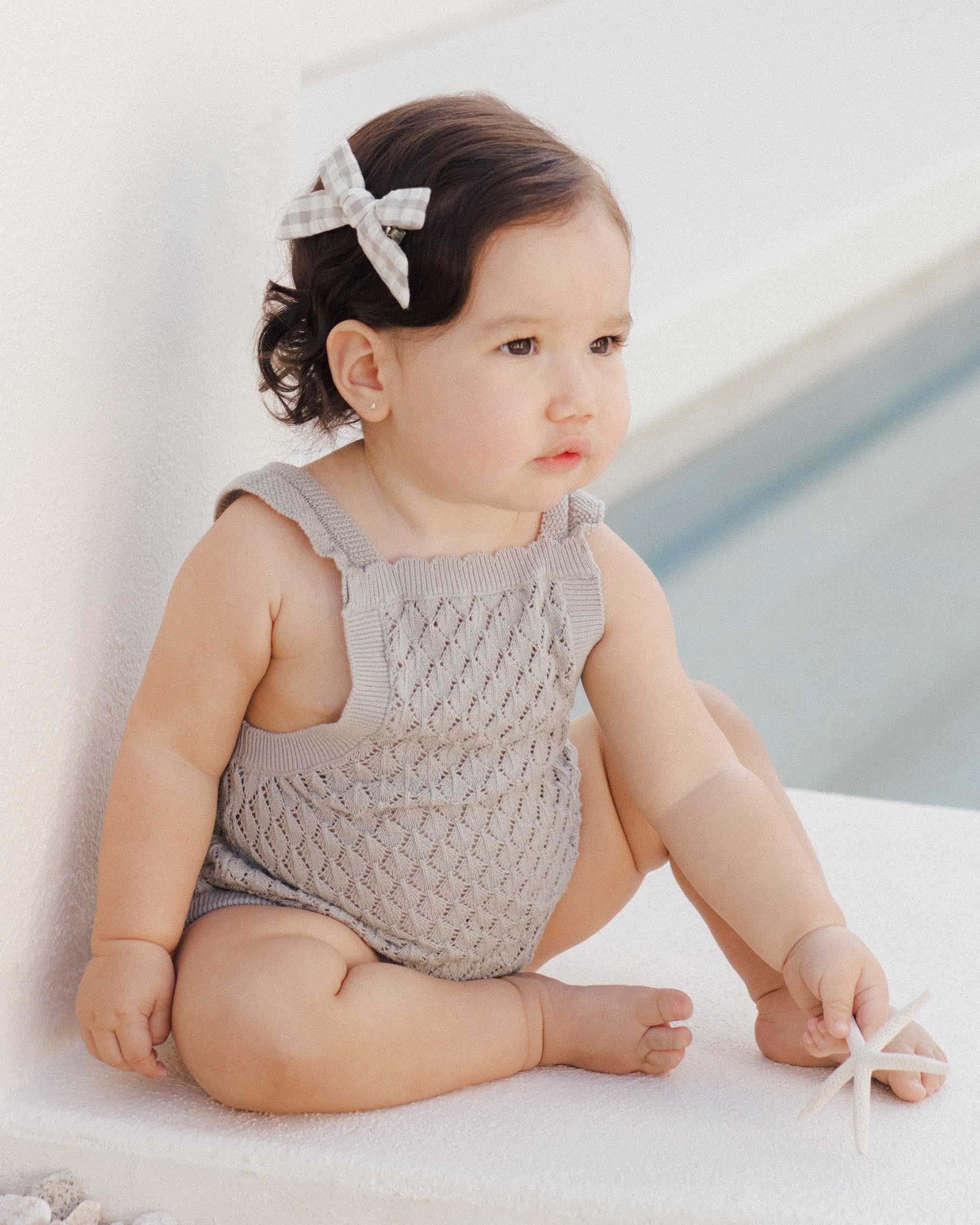 Crochet Romper || Seafoam - Image 2