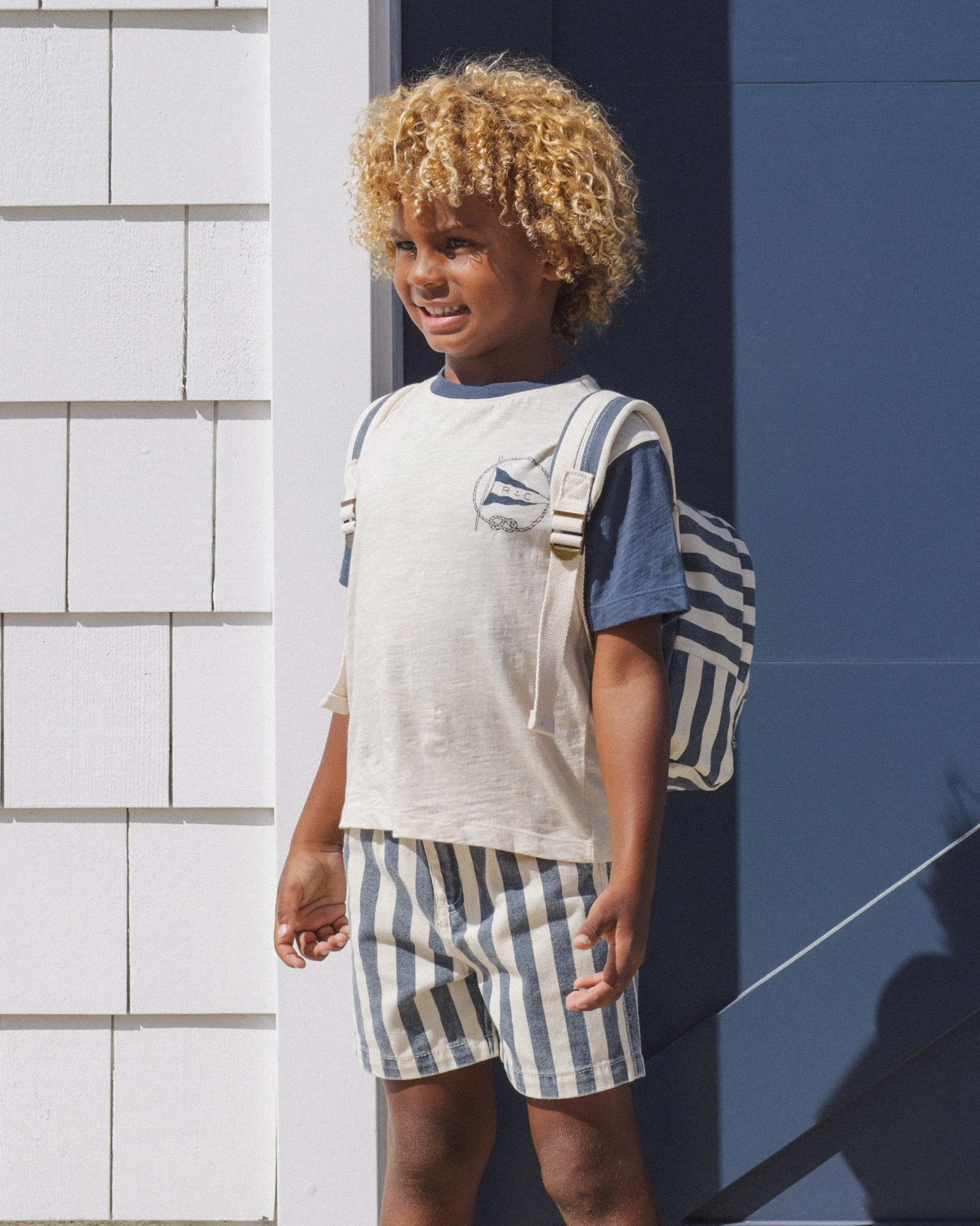 Dawson Short Navy Stripe - Image 7