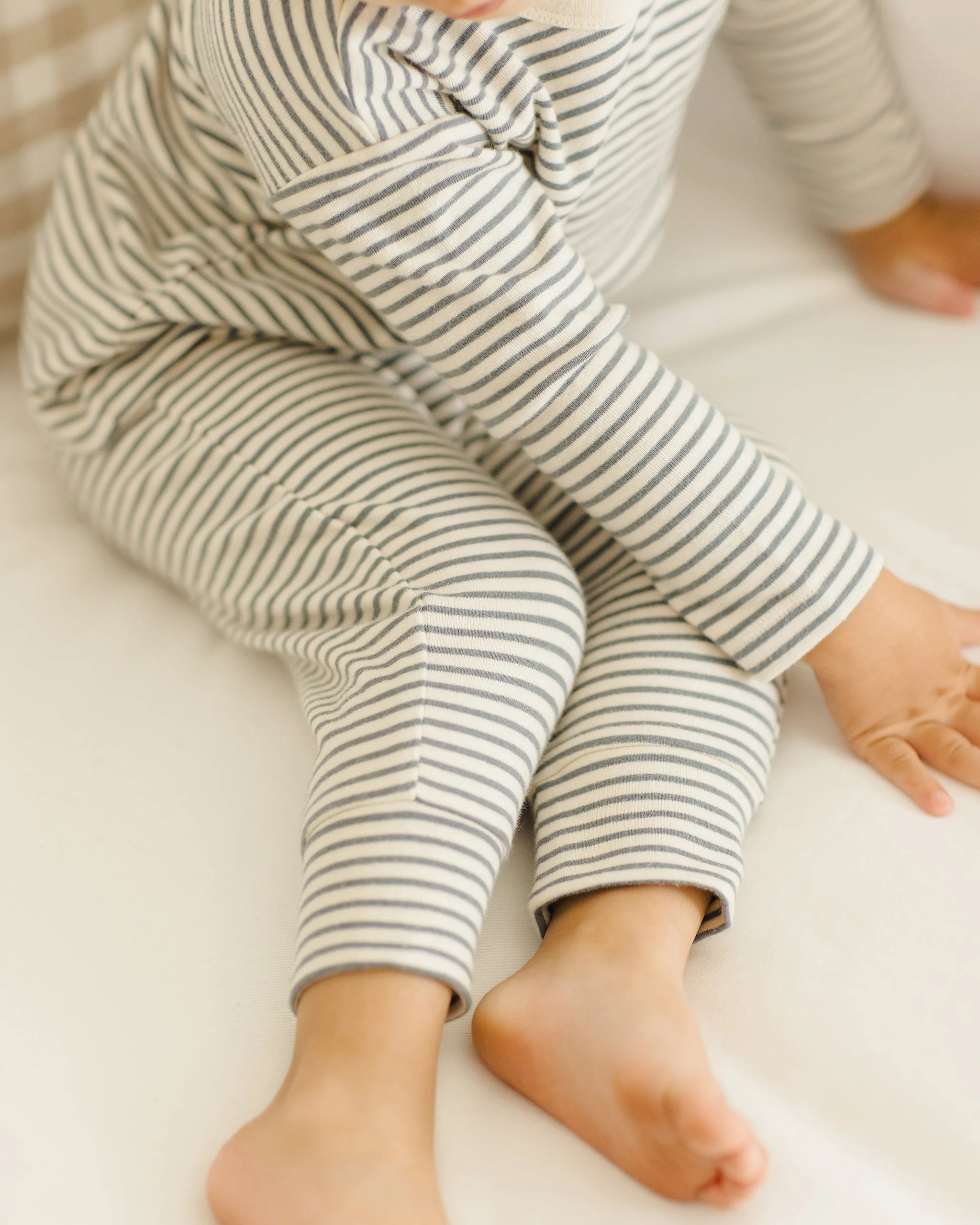 Drawstring Pant || Ocean Micro Stripe - Image 6