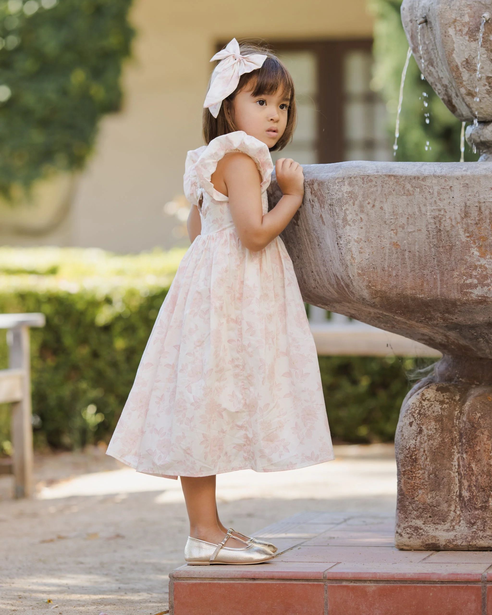 Everly Bow Blush English Rose - Image 4