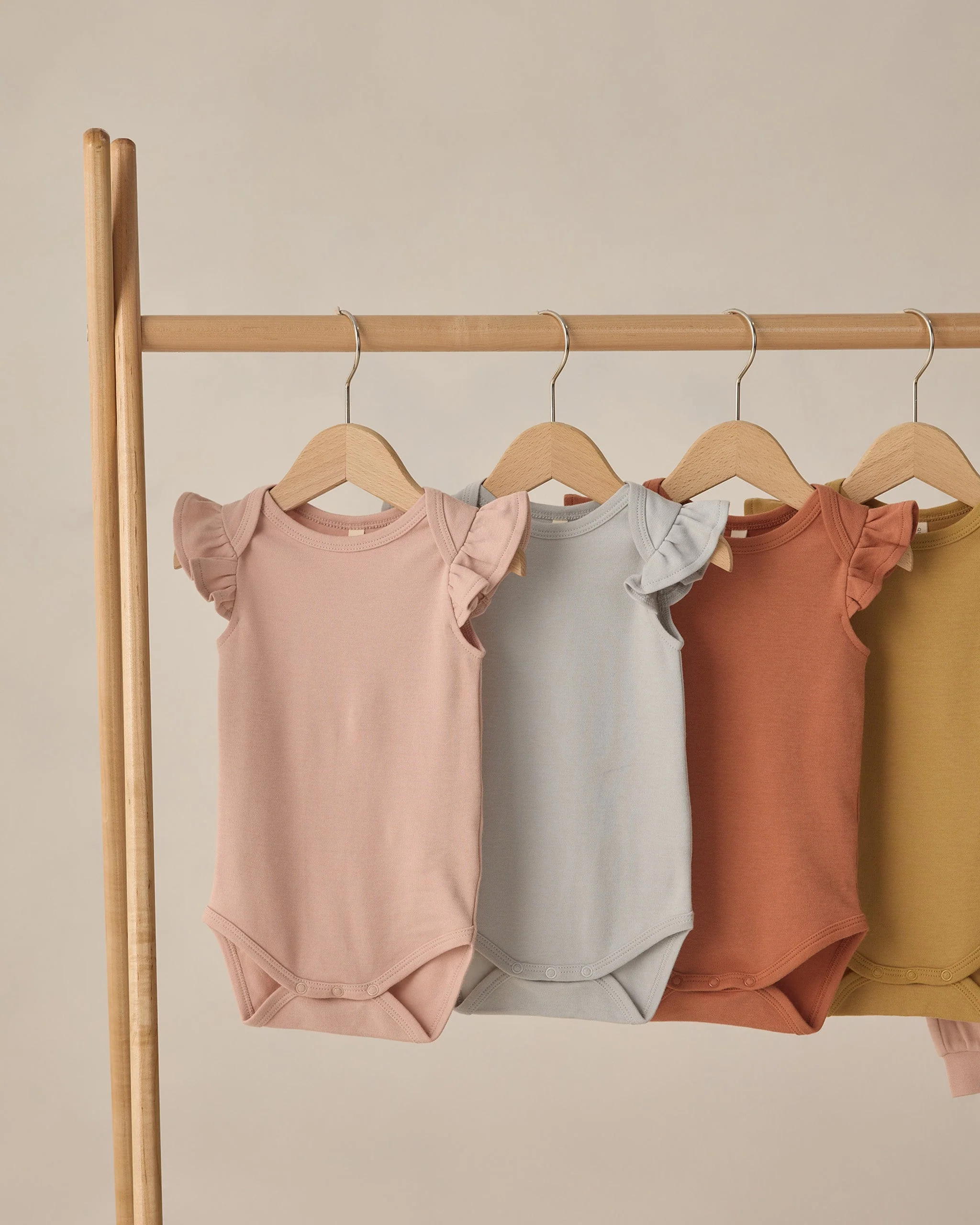 Flutter Sleeve Bodysuit Blush - Image 7