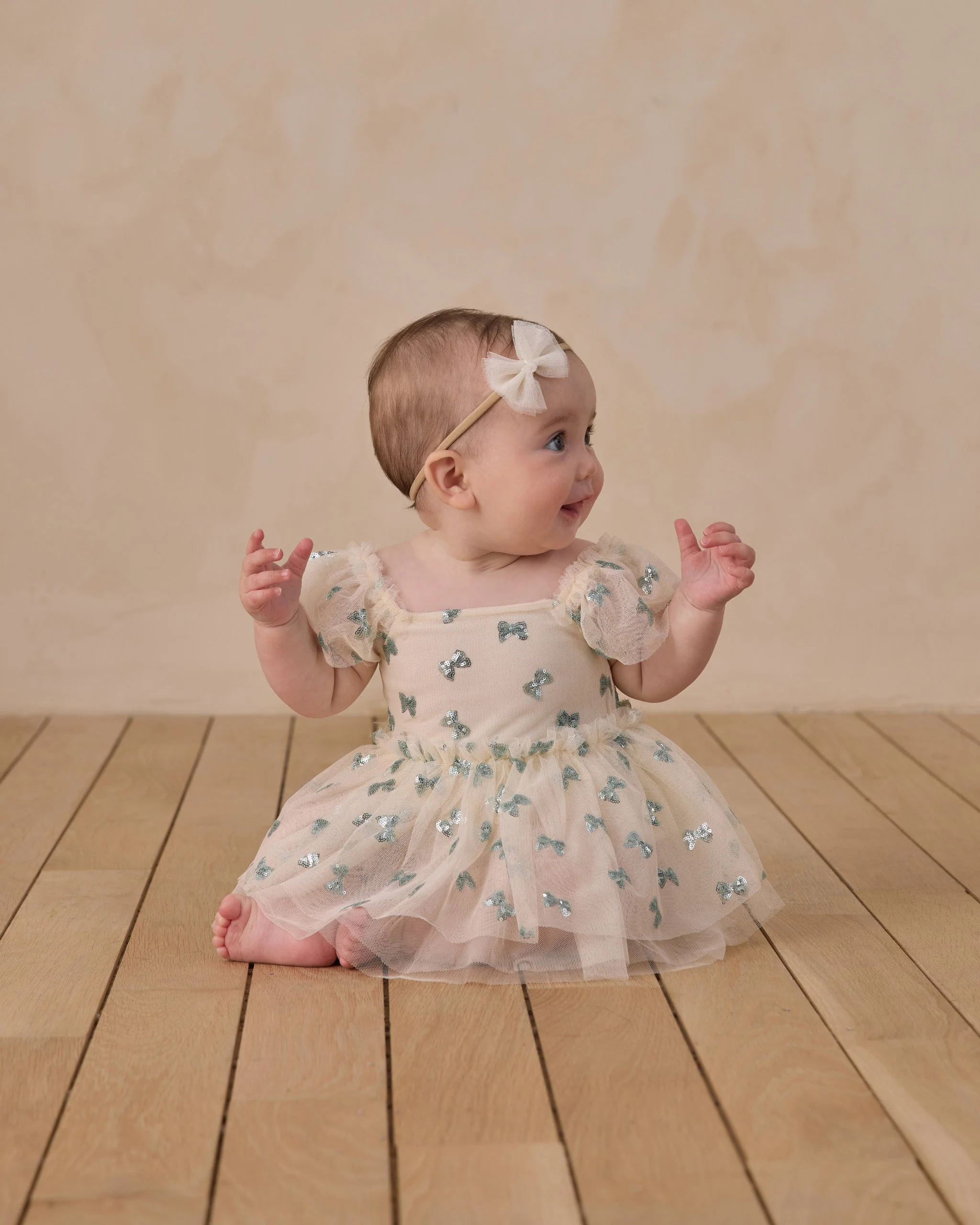 Flutter Tulle Headband Ivory - Image 3