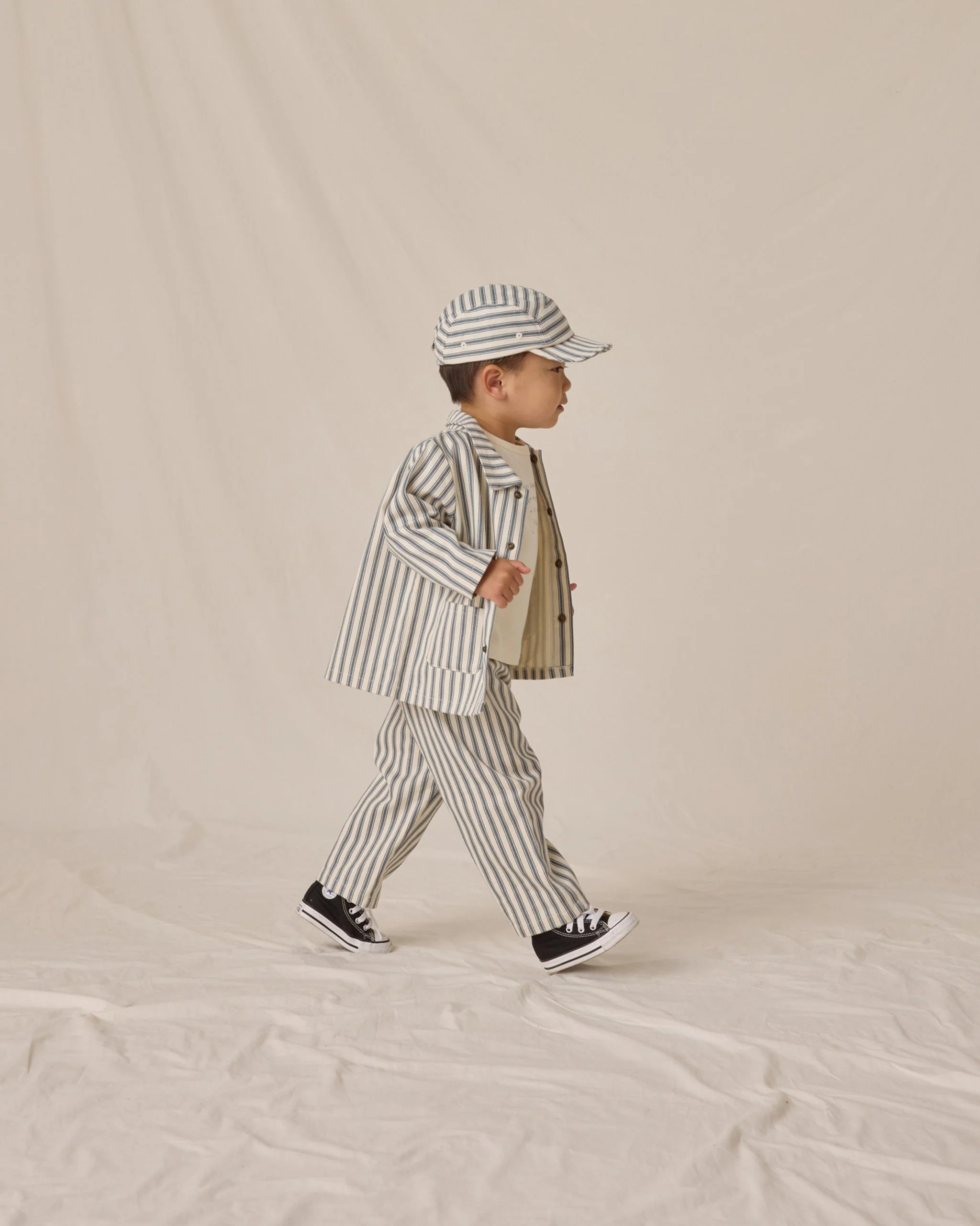 Grayson Pant || Ocean Pinstripe - Image 4