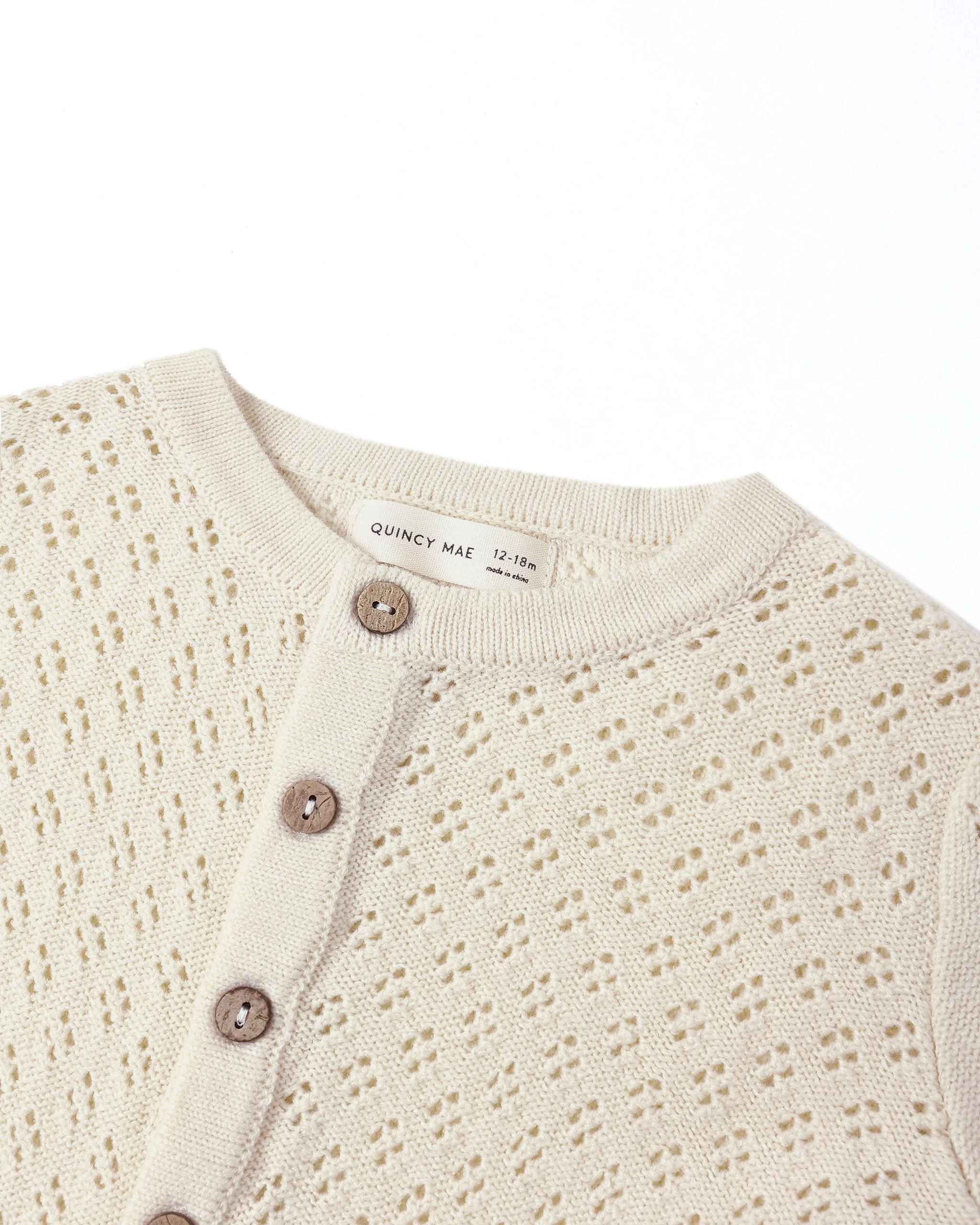 Knit Cardigan || Natural - Image 7