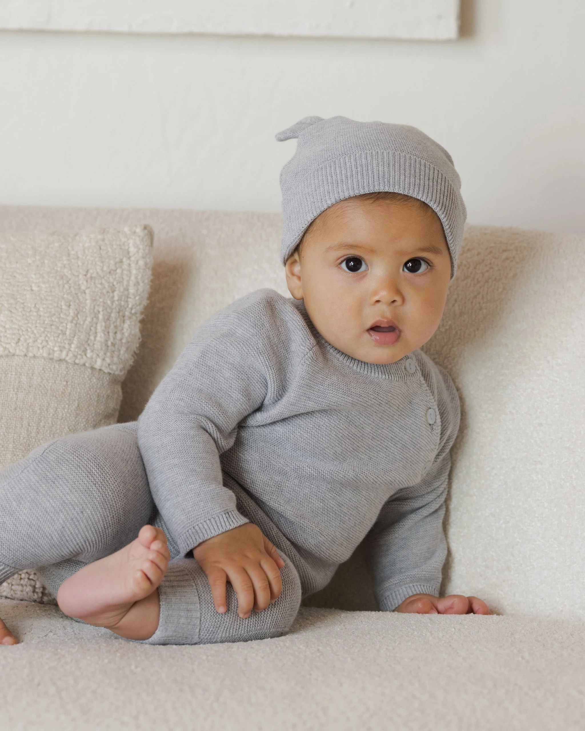 Knit Pant || Heathered Dusty Blue - Image 5