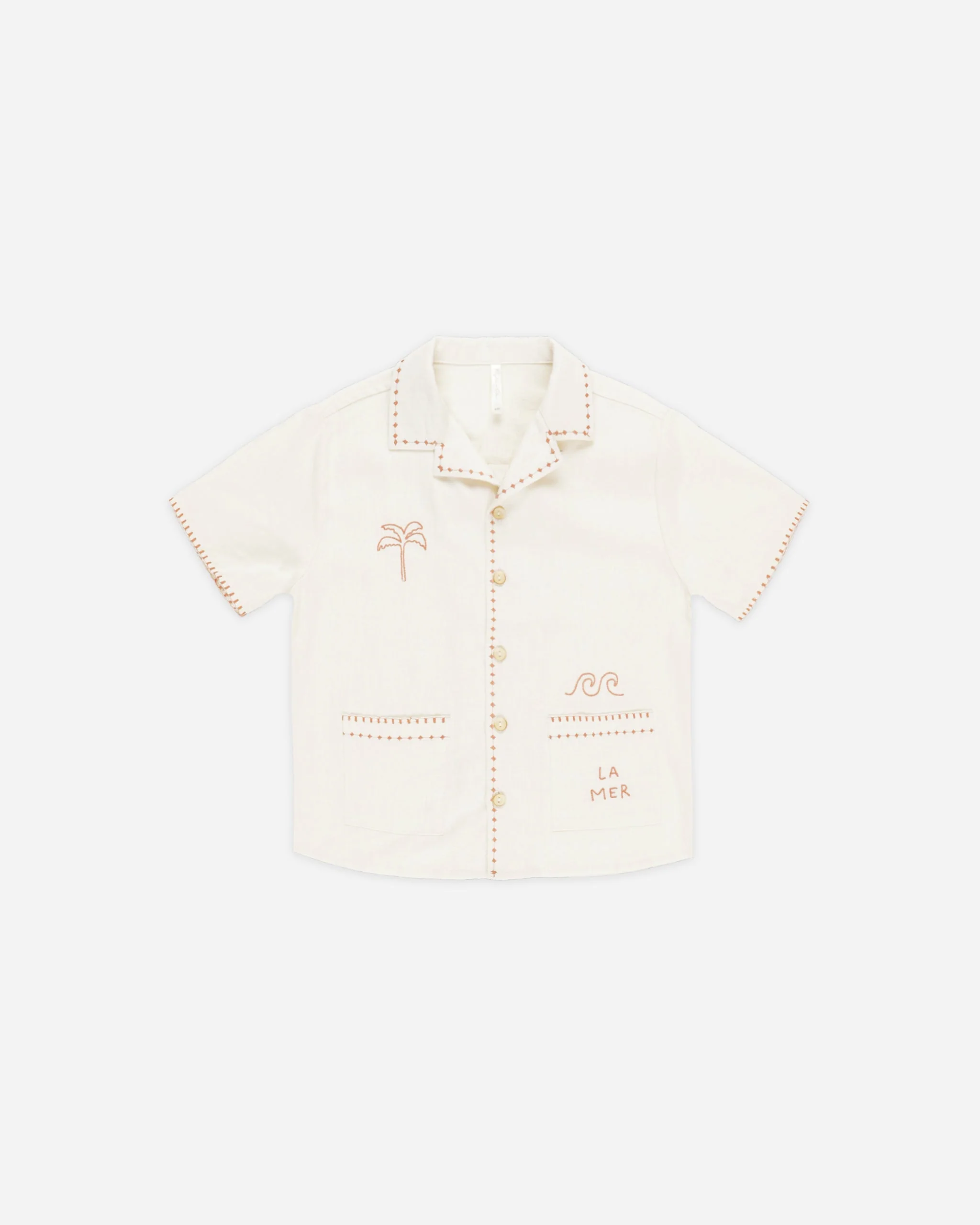 Lapel Collar Shirt || La Mer