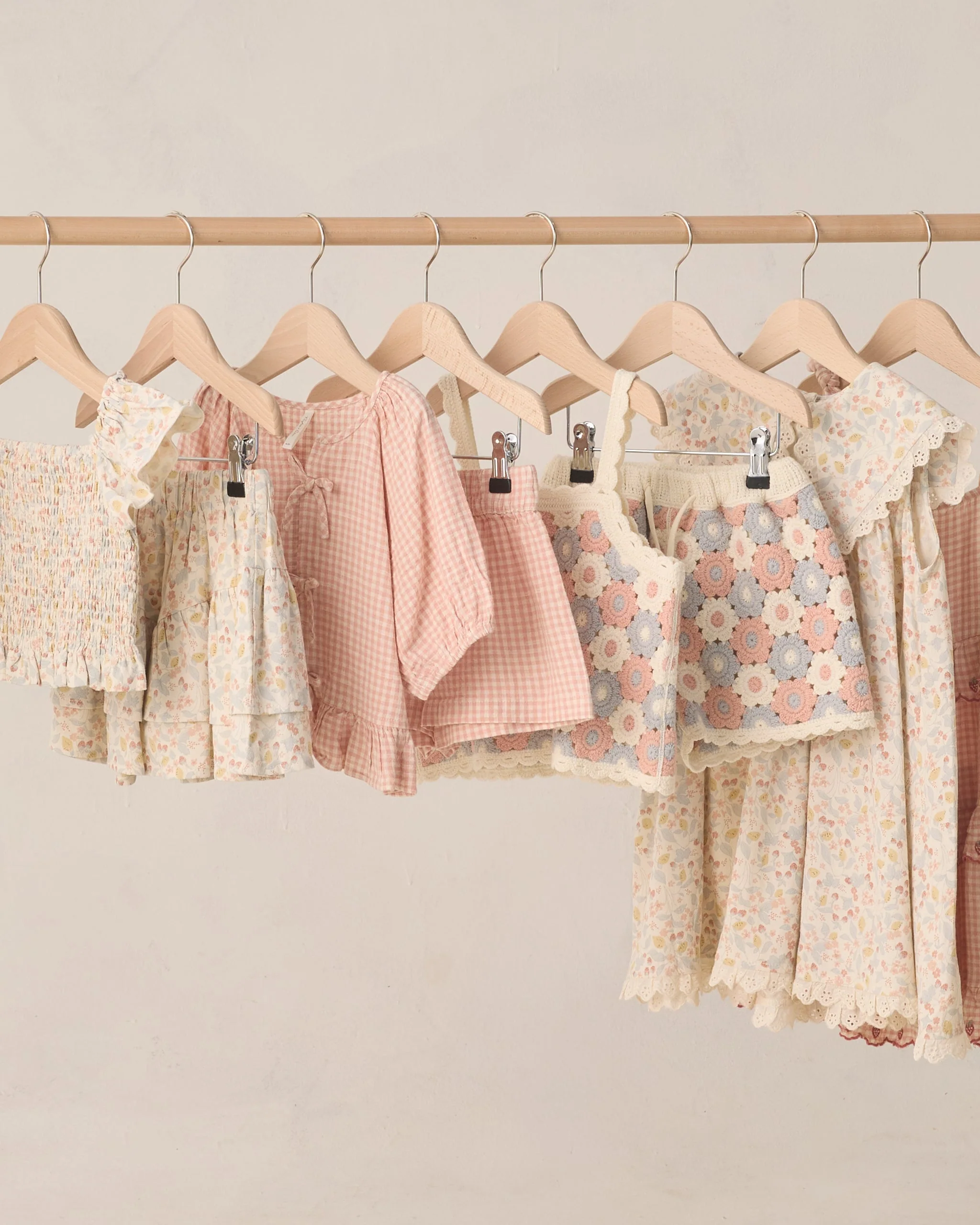 Lili Knit Set Blue, Light Pink, Ivory - Image 5