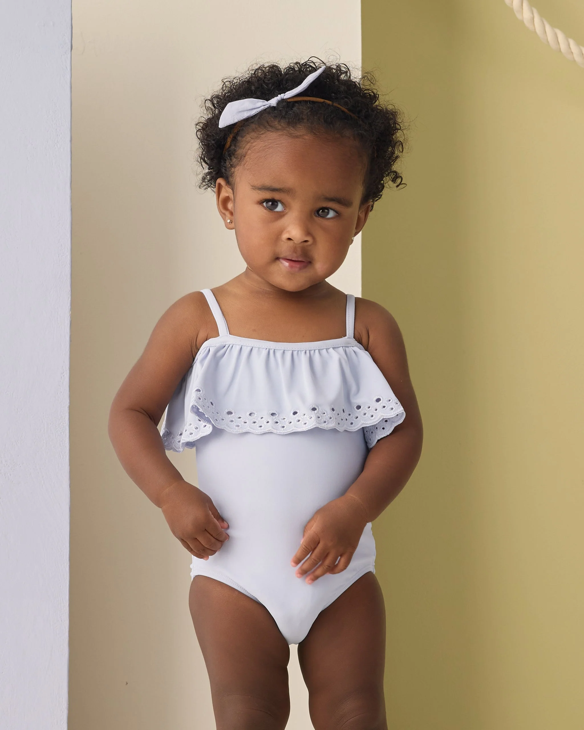 Off-The-Shoulder One-Piece Periwinkle - Image 4
