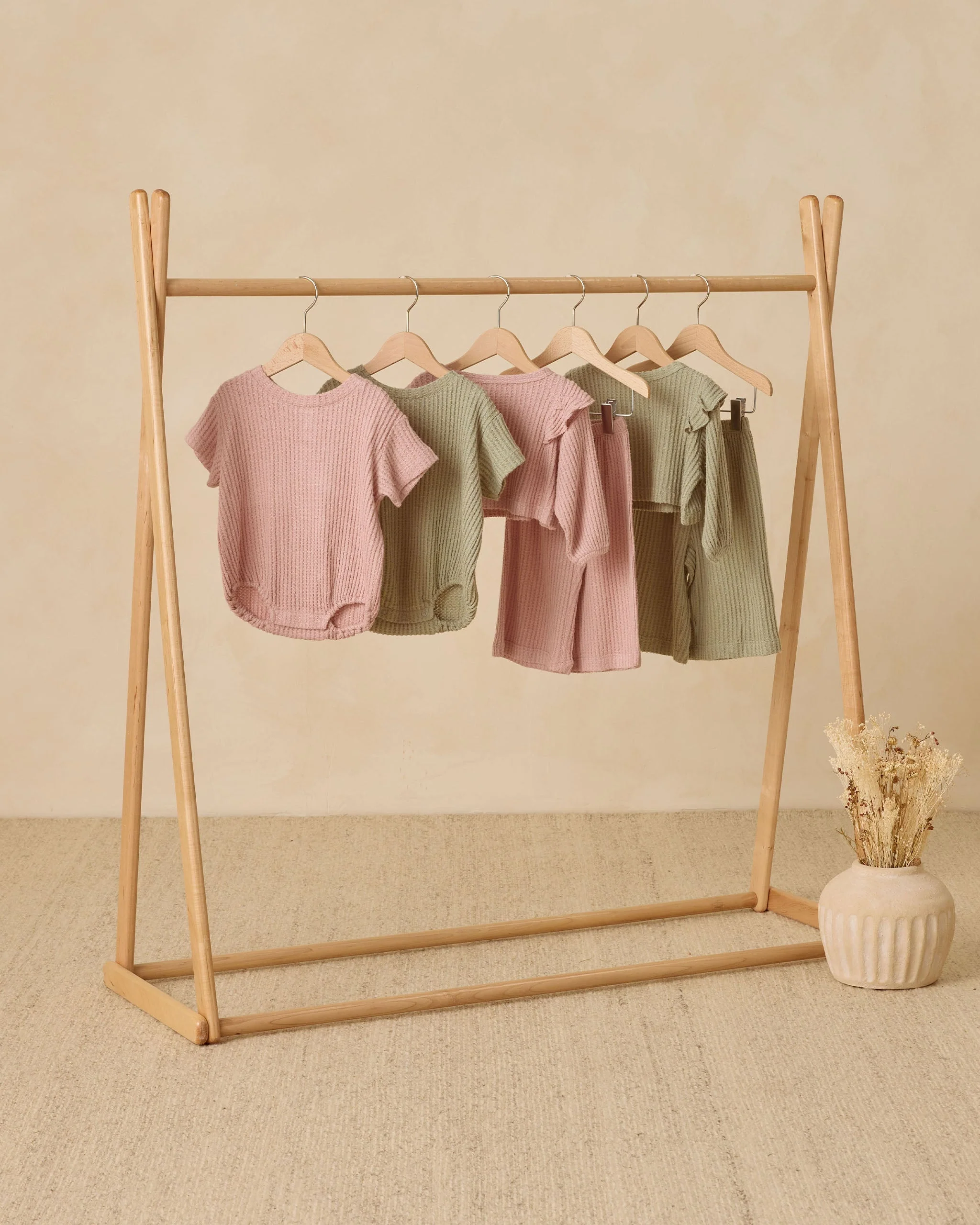 Relaxed Bubble Romper || Rose - Image 4