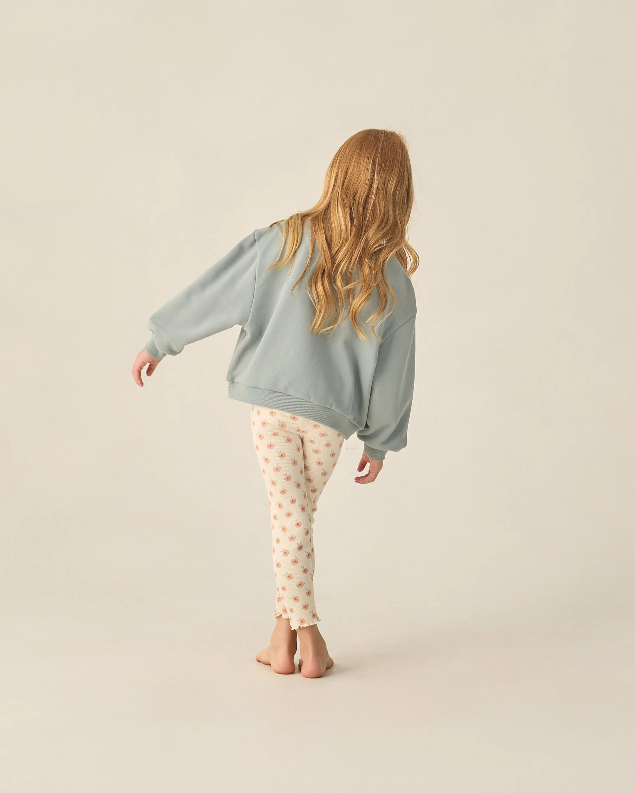 Ribbed Legging Set Natural, Melon - Image 3