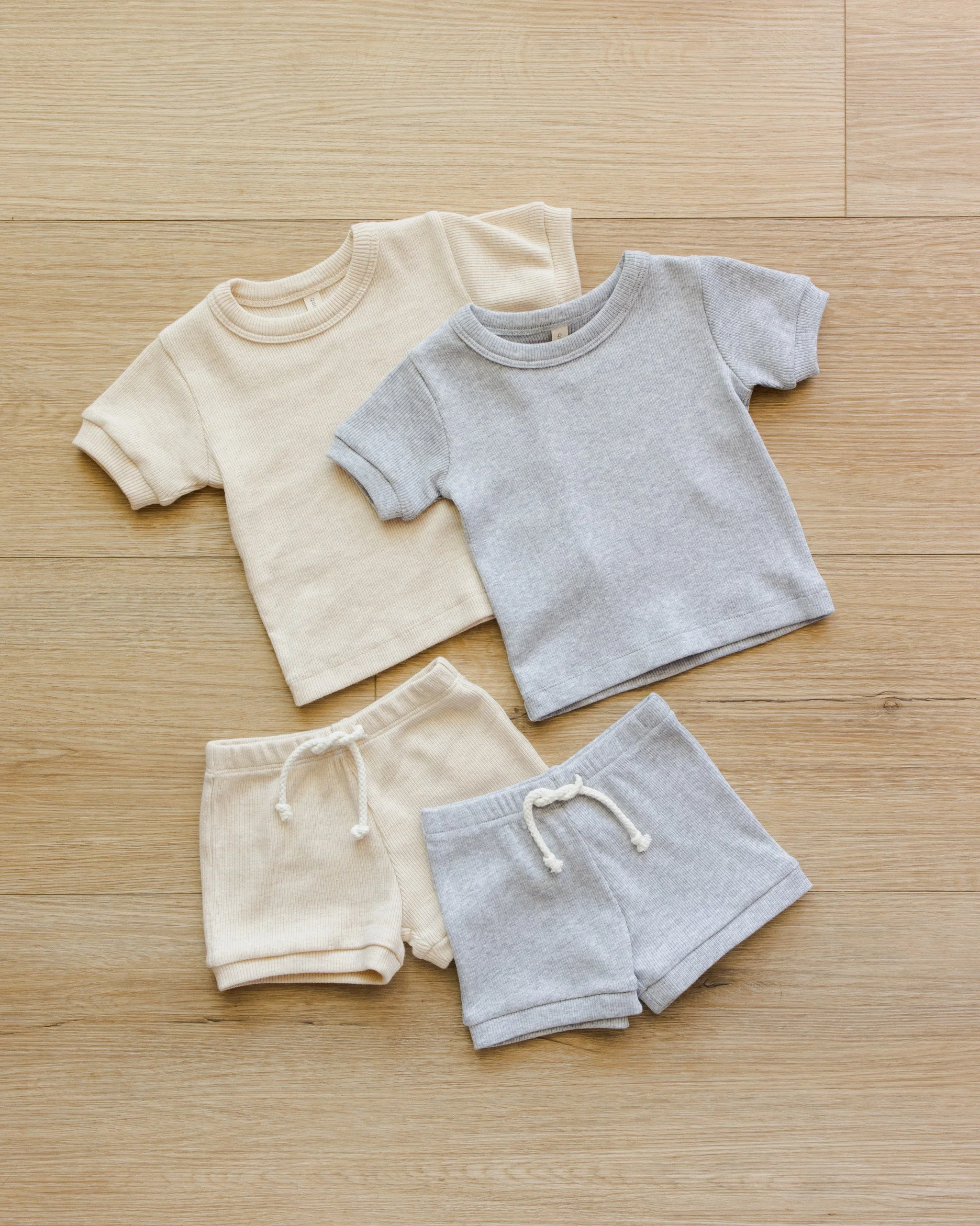 Ribbed Shortie Set || Dusty Blue - Image 7