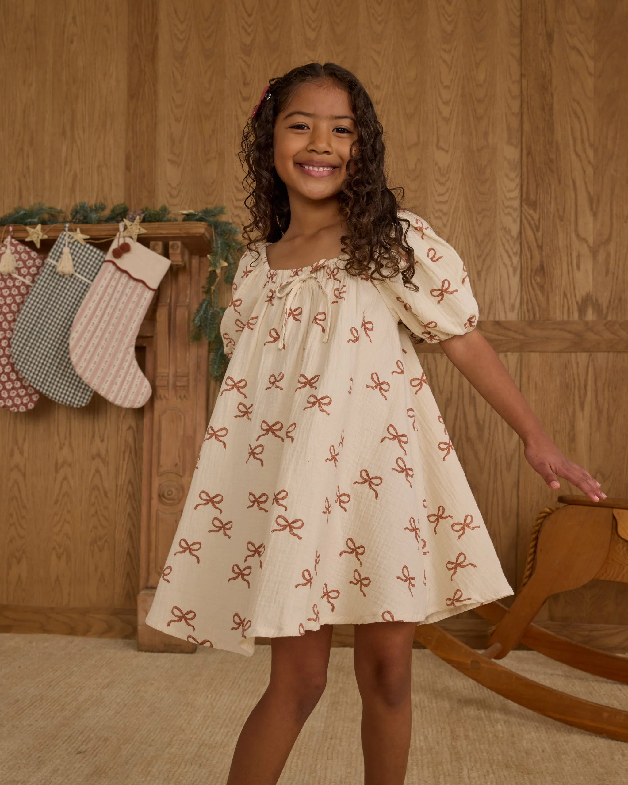 Sabrina Mini Dress || Ruby Bows - Image 4