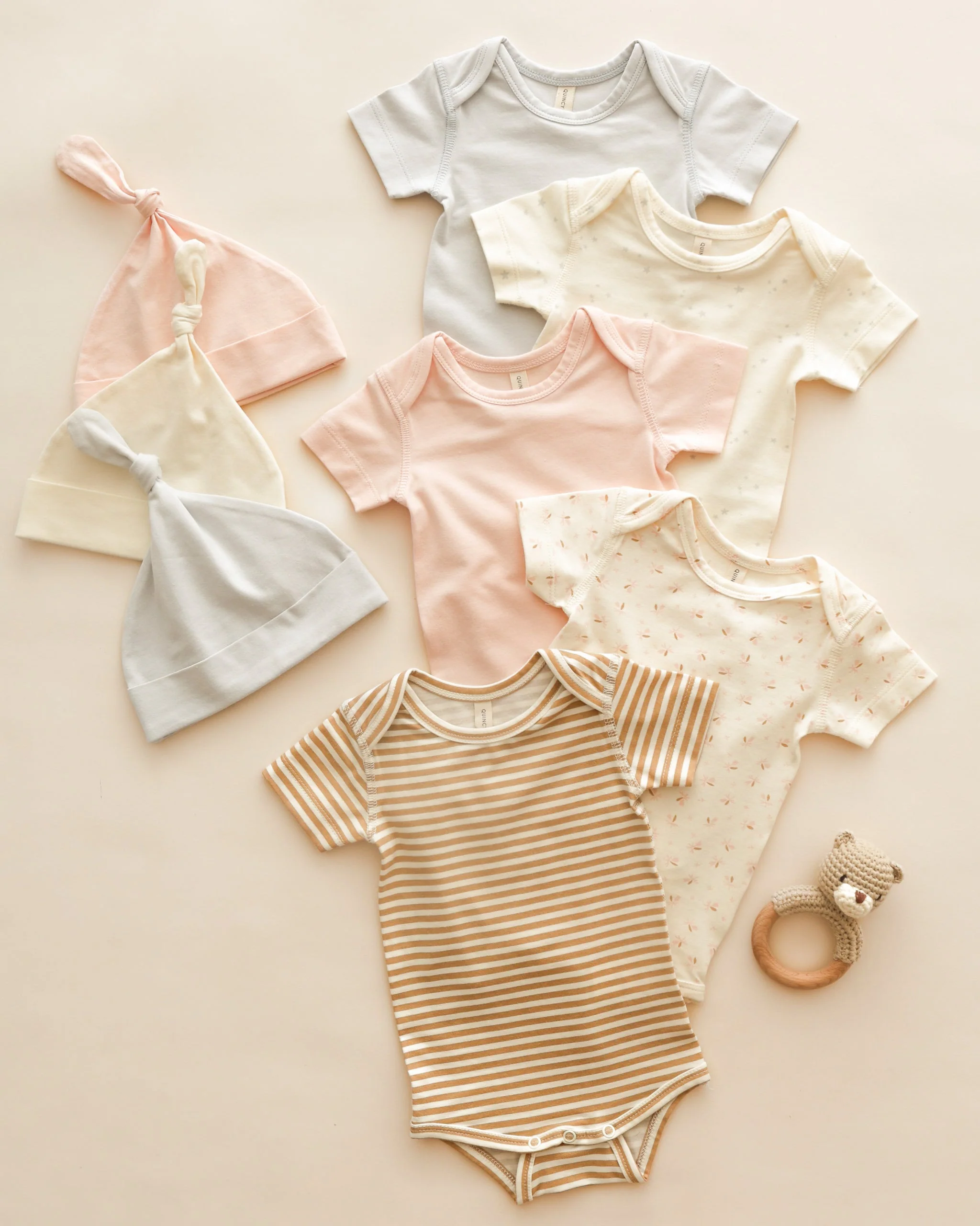Short Sleeve One-Piece || Honey Stripe - Image 7