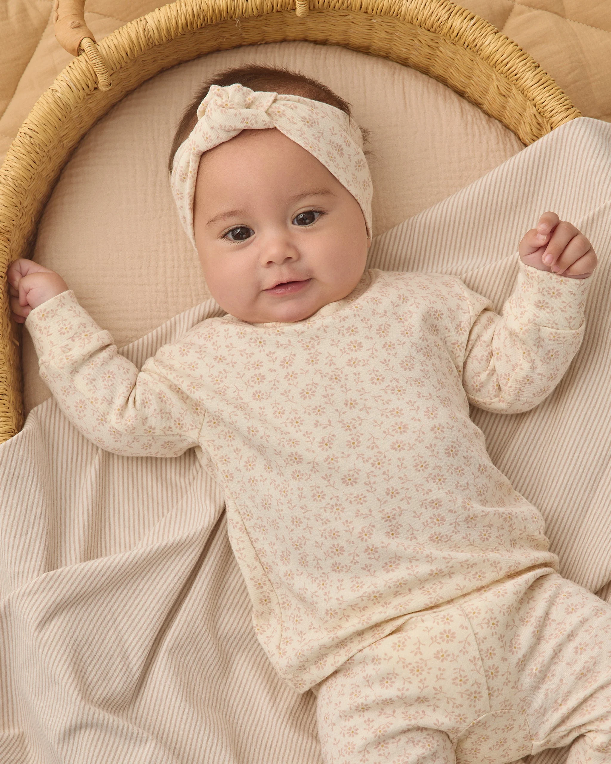 Swaddle Oat Micro Stripe - Image 2