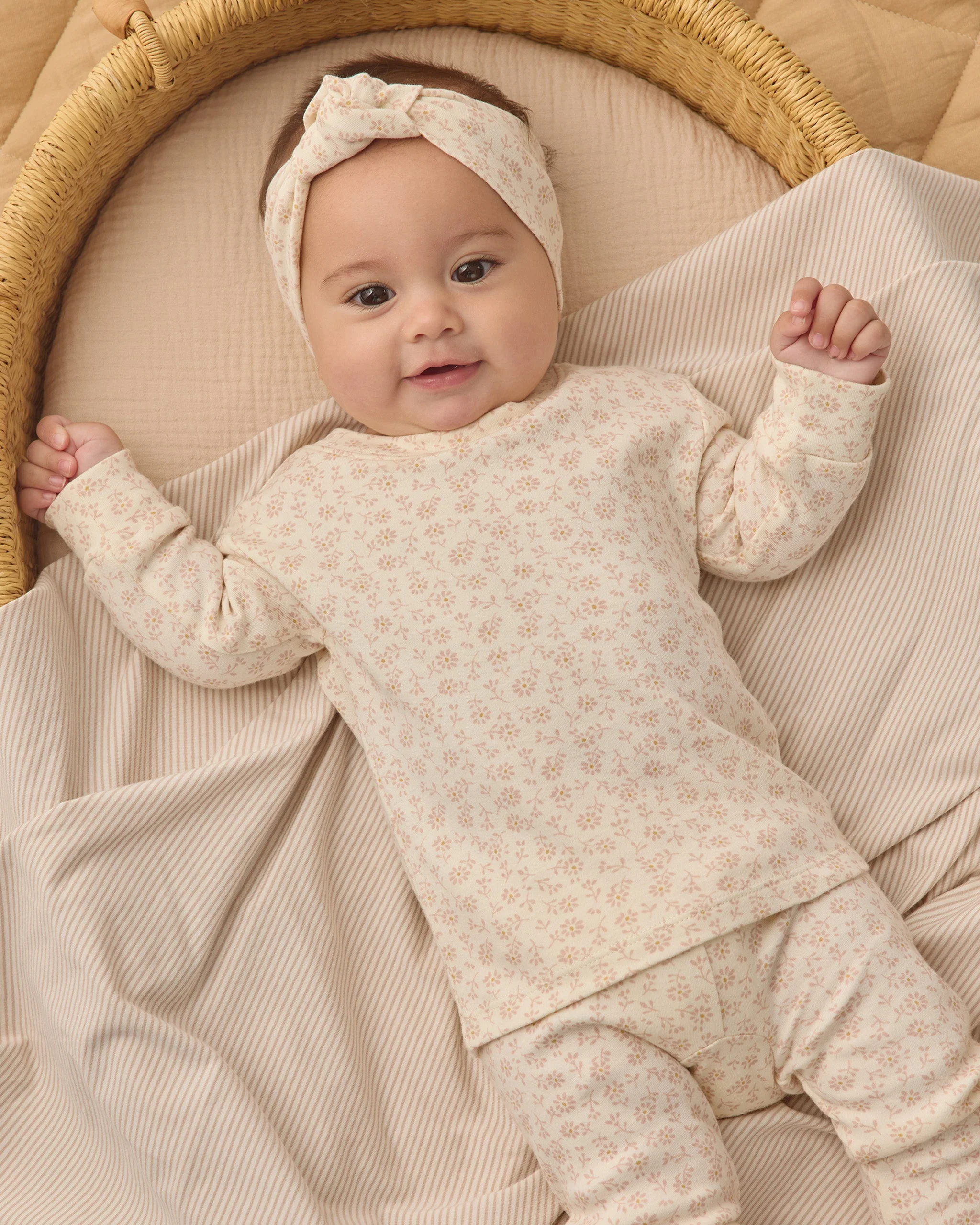 Swaddle Oat Micro Stripe - Image 3