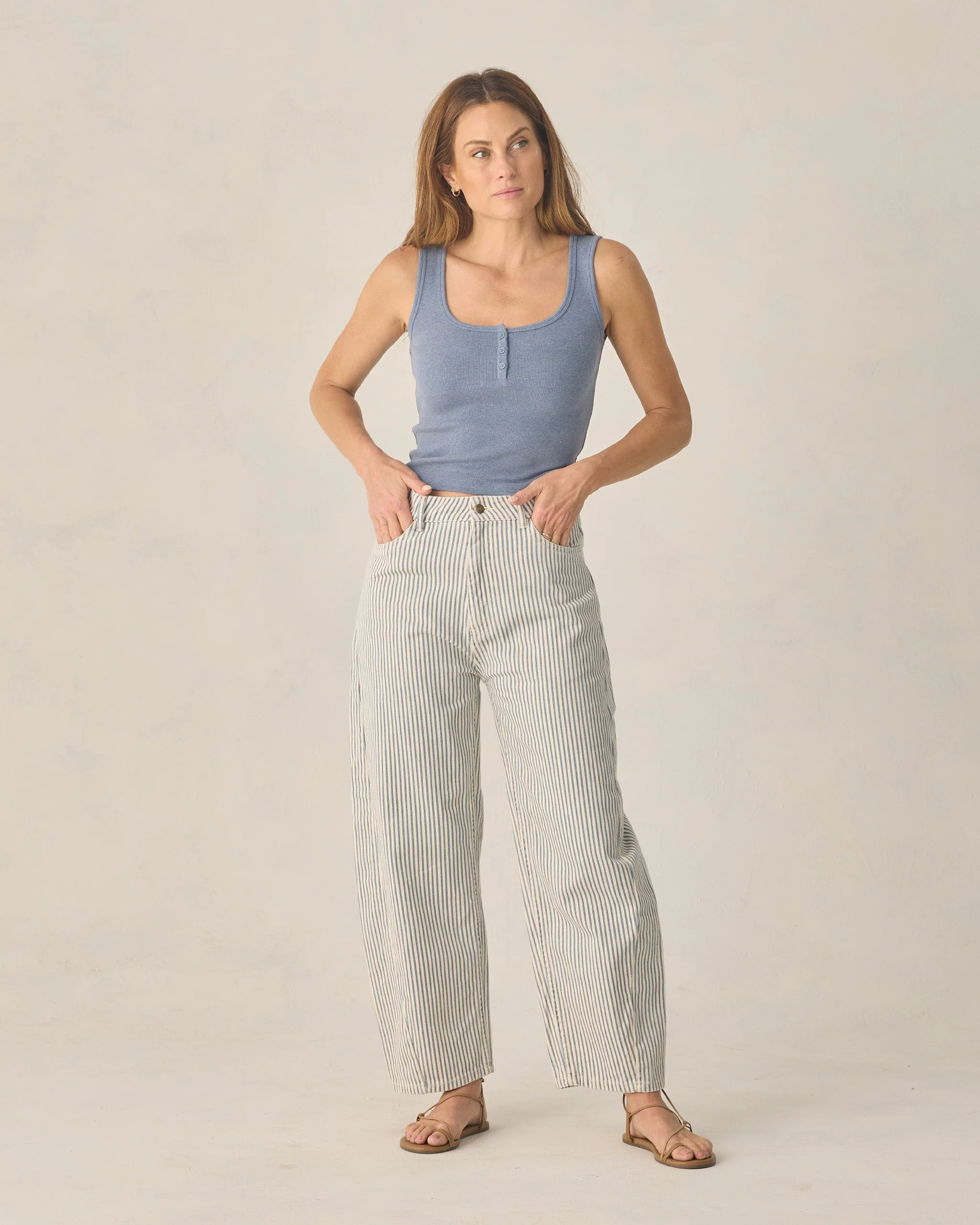 Women's Barrel Pant Natural