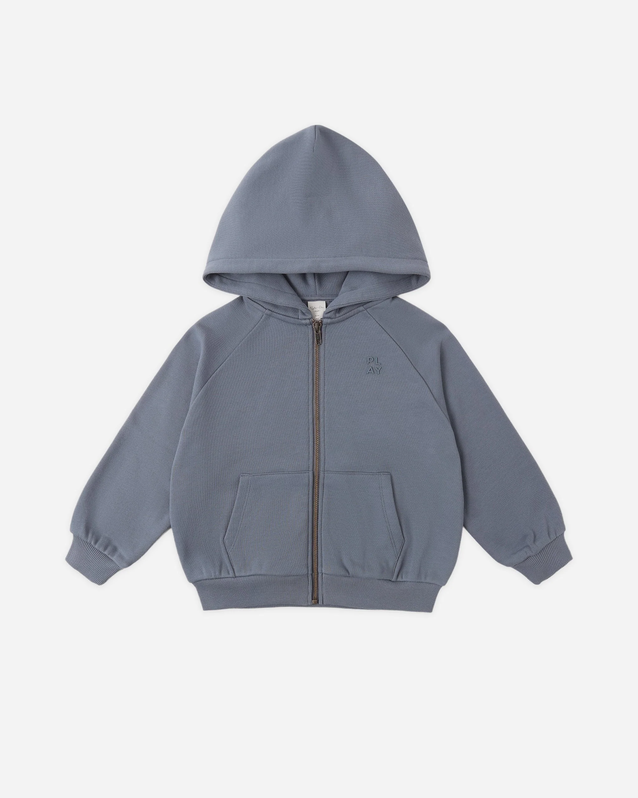 Zip Raglan Hoodie Marine